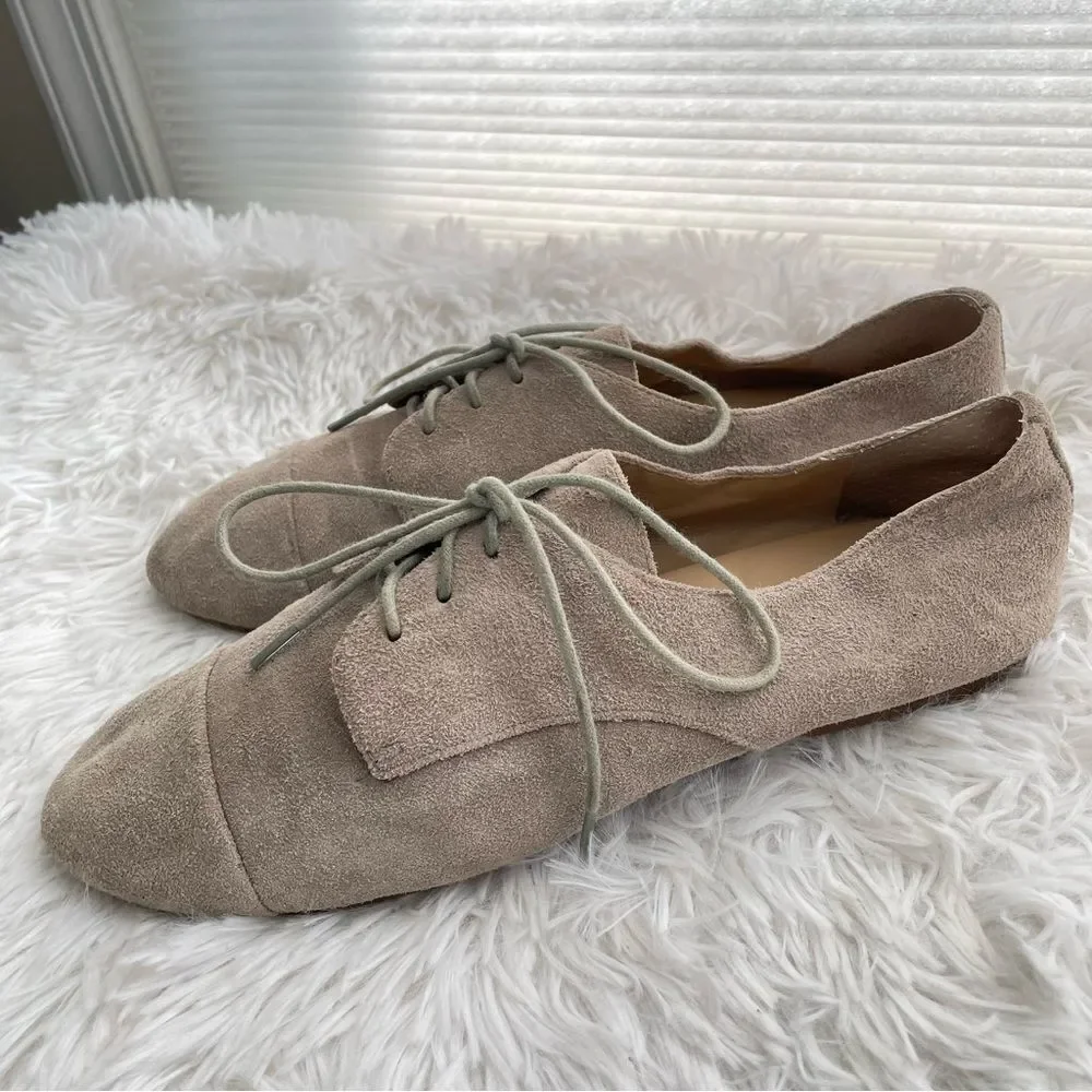 JULIANNE HOUGH FOR SOLE SOCIETY Freida Suede Lace‎ up sneakers sizE 9B / 39